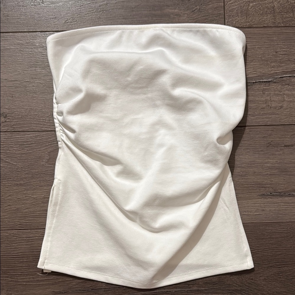 Bershka White Tube Top